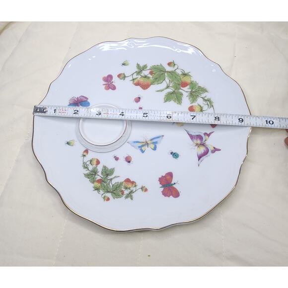 ARDALT LENWILE China Plate Luncheon Snack Set Vintage Japan Butterfly Gold - Picture 3 of 4